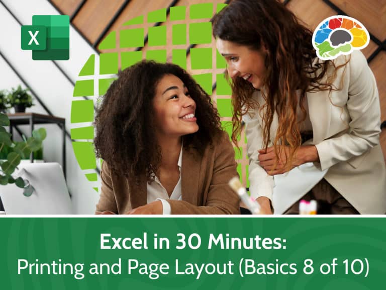 Excel in 30 Minutes Printing and Page Layout Basics 8 of 10