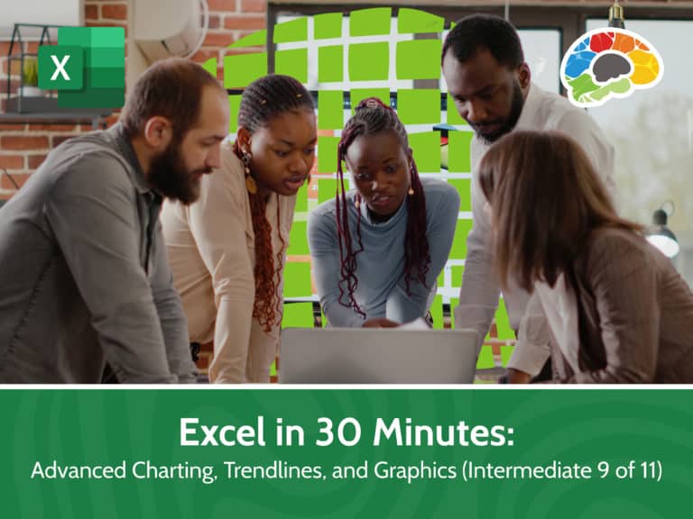 Excel in 30 Minutes Advanced Charting Trendlines and Graphics