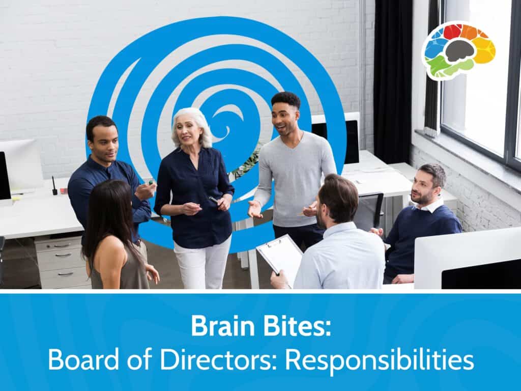 Brain Bites - Board of Directors - Responsibilities