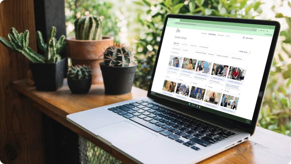 a laptop open with BrainStation open on it