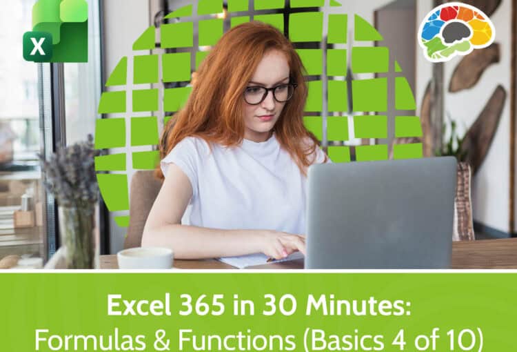 Excel 365 in 30 Minutes - Formulas & Functions (Basics 4 of 10)