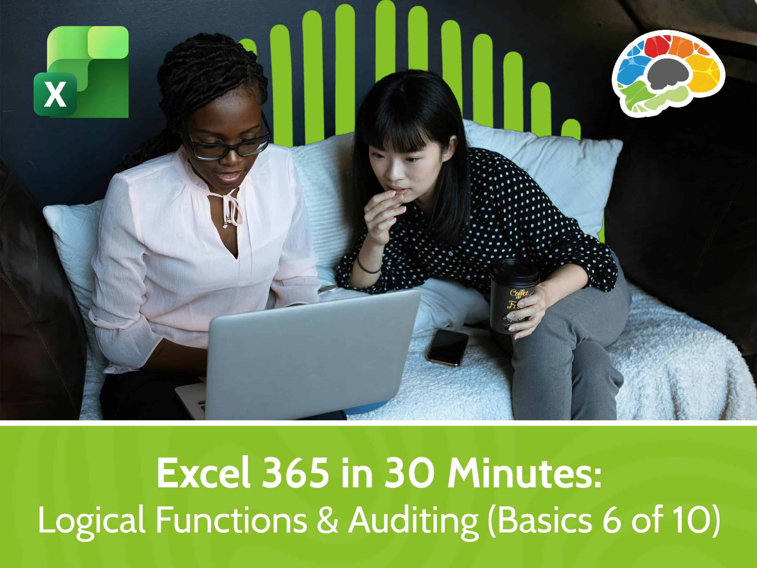 Excel 365 in 30 Minutes - Logical Functions & Auditing (Basics 6 of 10)