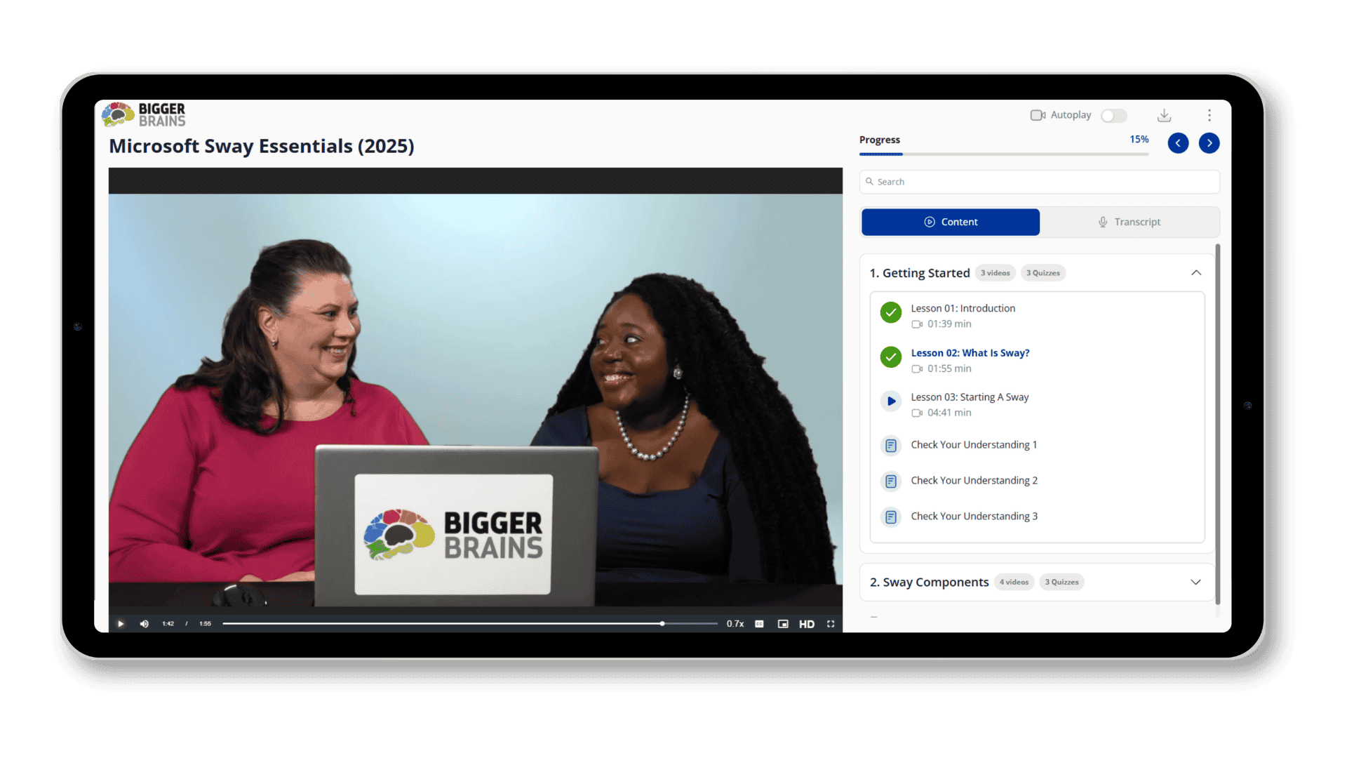 Premium SCORM Content designed for any SCORM-compliant LMS.