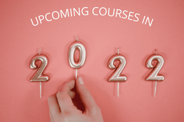 Upcoming courses in 2022
